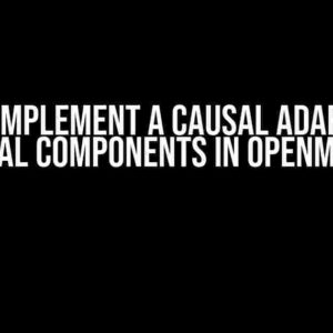 How to Implement a Causal Adaptor for Electrical Components in OpenModelica?