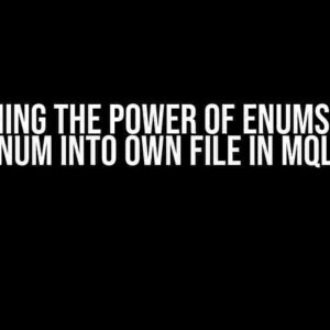 Unleashing the Power of Enums: How to Enum into Own File in MQL5