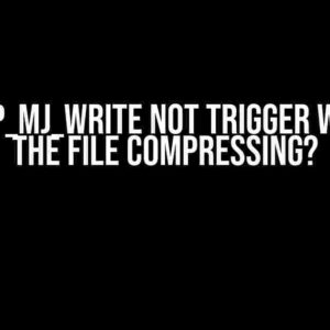 Why IRP_MJ_WRITE not trigger when do the file compressing?